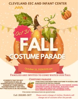 English Fall Parade Flyer 